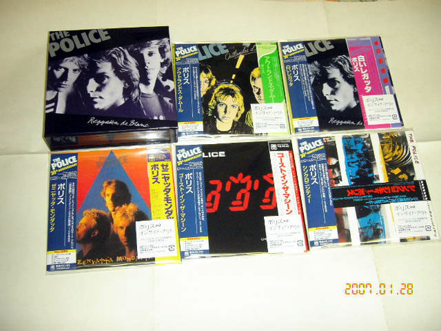 THE POLICE/30th Anniversary Paper Sleeve Collection
